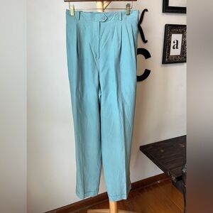 Ralph Lauren Linen Silk Blend Women’s Pants NEW Size 20 W Mint Green Lined